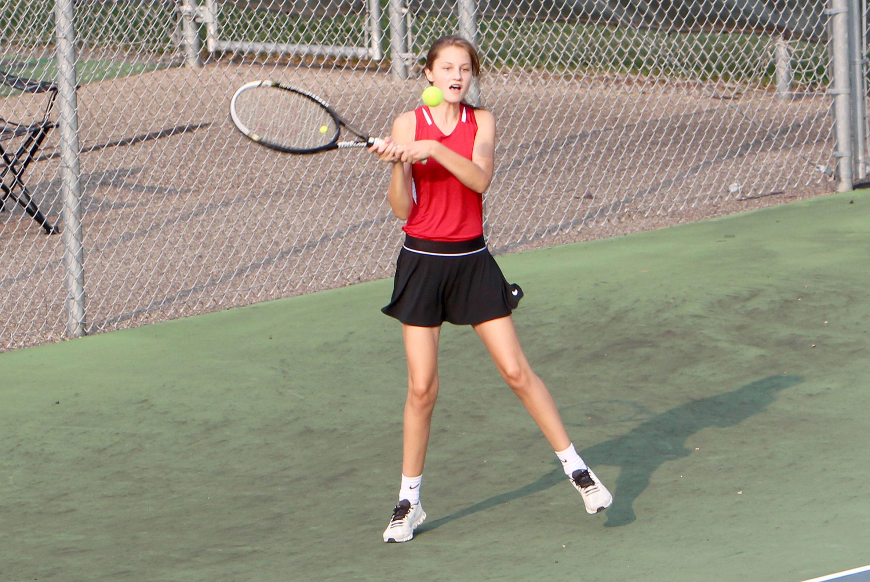 Menomonie at Chippewa Falls girls tennis 9-15-20